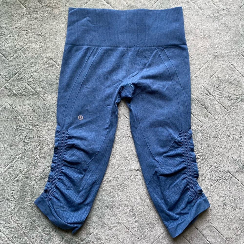 Lululemon Ruched Cropped Leggings